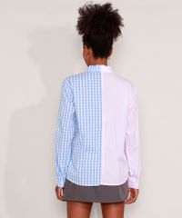 Camisa-de-Algodao-Listrada-e-Xadrez-Vichy-Manga-Longa-Mindset-Multicor-9991495-Multicor_2