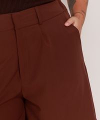 Bermuda-Plus-Size-Alfaiataria-com-Bolsos-Cintura-Alta-Mindset-Marrom-9991512-Marrom_4