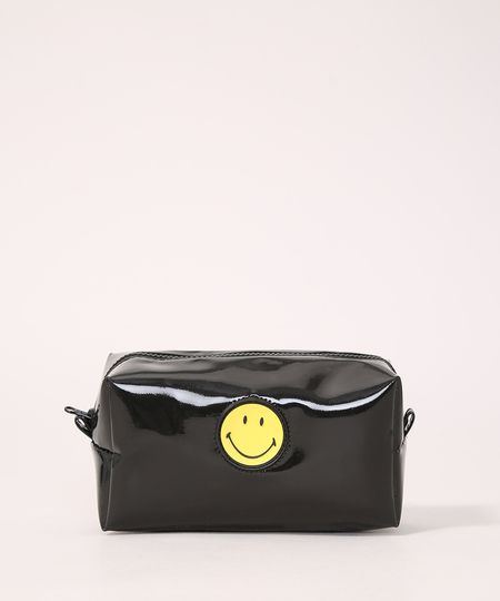 Necessaire-Smiley-em-Verniz-Preta-9985500-Preto_1