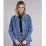 Jaqueta-Jeans-Feminina-com-Bolsos-Azul-Medio-9223849-Azul_Medio_1