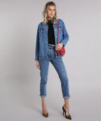 Jaqueta-Jeans-Feminina-com-Bolsos-Azul-Medio-9223849-Azul_Medio_3