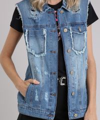 Colete-Jeans-Feminino-Oversized-Destroyed-com-Cava-Desfiada-Azul-Medio-8833838-Azul_Medio_4