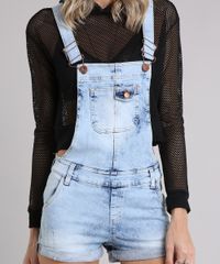 Jardineira-Jeans-Feminina-Marmorizada-com-Puidos-e-Barra-Dobrada-Azul-Claro-9204370-Azul_Claro_4 Jardineira-Jeans-Feminina-Marmorizada-com-Puidos-e-Barra-Dobrada-Azul-Claro-9204370-Azul_Claro_4