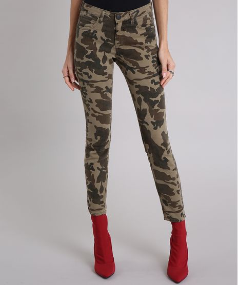Calca-Feminina-Super-Skinny-Estampada-Camuflada-Verde-Militar-9210660-Verde_Militar_1