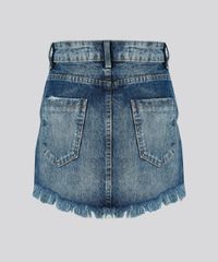 Saia-Jeans-Feminina-Diamond-Destroyed-com-Barra-Desfiada-Azul-Escuro-9204364-Azul_Escuro_6