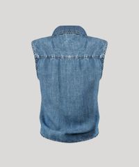 Camisa-Jeans-Feminina-Sem-Manga-com-No-Azul-Escuro-9102259-Azul_Escuro_6