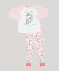 Pijama-Infantil-de-Unicornio-Manga-Longa-em-Algodao---Sustentavel--Rosa-9232239-Rosa_1