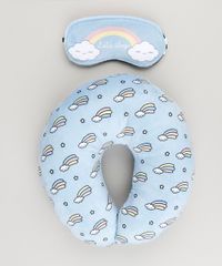 Kit-de-Apoio-de-Cabeca---Tapa-Olho-Estampado-de-Arco-Iris-e-Nuvem-Azul-Claro-9131606-Azul_Claro_1 Kit-de-Apoio-de-Cabeca---Tapa-Olho-Estampado-de-Arco-Iris-e-Nuvem-Azul-Claro-9131606-Azul_Claro_1
