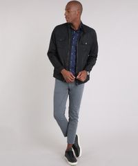 Camisa-Masculina-Slim-Estampada-de-Folhagem-Manga-Longa-Azul-Marinho-9138300-Azul_Marinho_3