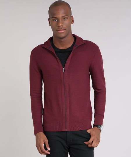 Jaqueta-Masculina-em-Trico-Gola-Alta-Manga-Longa-Vinho-8848976-Vinho_1 Jaqueta-Masculina-em-Trico-Gola-Alta-Manga-Longa-Vinho-8848976-Vinho_1