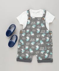 Conjunto-Infantil-de-Body-Manga-Curta-Off-White---Jardineira-Estampada-de-Ursos-em-Algodao---Sustentavel-Chumbo-9050014-Chumbo_3