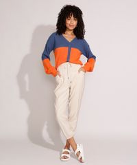 Cardigan-de-Trico-Bicolor-Manga-Bufante-Decote-V-Azul-9975420-Azul_3