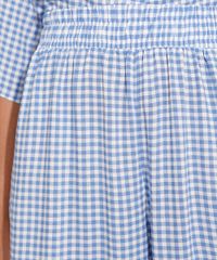 Calca-Wide-Reta-de-Viscose-Estampada-Xadrez-Cintura-Alta-Azul-9994244-Azul_4