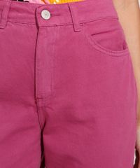 Calca-Mom-de-Sarja-Cintura-Super-Alta-Rosa-Escuro-9991523-Rosa_Escuro_4