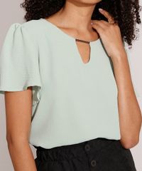 Blusa-com-Aviamento-no-Decote-Manga-Curta-Ampla-Verde-Claro-9975396-Verde_Claro_4