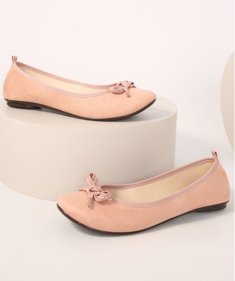 Sapatilha-Feminina-com-Laco-Moleca-Rose-9990210-Rose_1