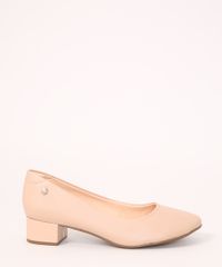 Scarpin-Feminino-Bico-Redondo-Salto-Baixo-Grosso-Via-Uno-Rose-9990754-Rose_2