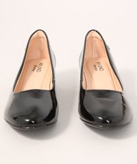 Scarpin-Feminino-Bico-Redondo-Salto-Baixo-Grosso-Via-Uno-Preto-9990756-Preto_5