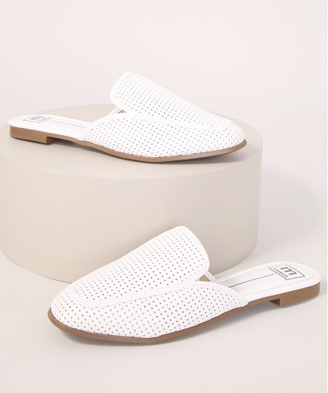 Mule-Feminino-com-Micro-Furos-Moleca-Branco-9990208-Branco_1