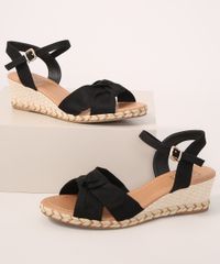 Sandalia-Anabela-Feminina-com-No-Bebece-Comfy-Preta-9990641-Preto_1