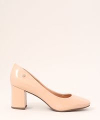 Scarpin-Feminino-Bico-Quadrado-Salto-Grosso-Medio-Via-Uno-Bege-Claro-9990760-Bege_Claro_2