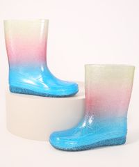 Galocha-Infantil-Cano-Medio-com-Glitter-Multicor-9987714-Multicor_1