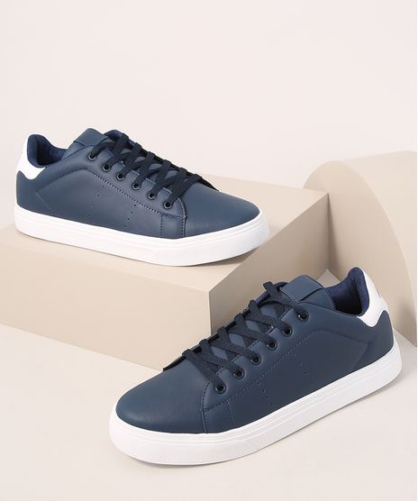 Tenis-Feminino-Esportivo-Ace-com-Recorte-Posterior-Contrastante-Azul-Escuro-9993669-Azul_Escuro_1