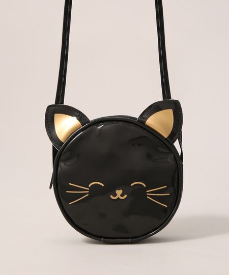 Bolsa-Infantil-Transversal-Redonda-Pequena-Gatinha-com-Orelhinhas-Preta-9975397-Preto_1