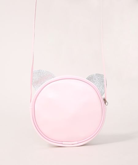 Bolsa-Infantil-Transversal-Redonda-Pequena-com-Orelhinhas-Rosa-9975412-Rosa_1
