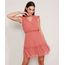 Vestido-Acinturado-Curto-Sem-Manga-com-Babado-Decote-V-Coral-9984726-Coral_1