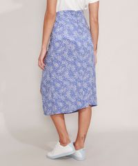 Saia-Midi-de-Viscose-Estampada-Floral-com-Franzido-Azul-9982266-Azul_2