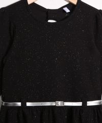 Vestido-Infantil-com-Brilho-e-Cinto-Metalizado-Manga-Longa--Preto-9979986-Preto_3