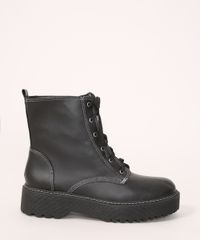 Bota-Coturno-Feminino-Tratorado-com-Costura-Contrastante-Oneself-Preta-9985459-Preto_2