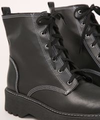 Bota-Coturno-Feminino-Tratorado-com-Costura-Contrastante-Oneself-Preta-9985459-Preto_3