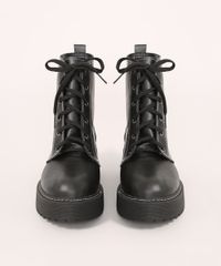 Bota-Coturno-Feminino-Tratorado-com-Costura-Contrastante-Oneself-Preta-9985459-Preto_5