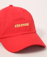 Bone-Feminino-Aba-Curva-com-Bordado--Change--Vermelho-9993408-Vermelho_2