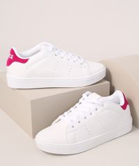 Tenis-Feminino-Esportivo-Ace-com-Recorte-Posterior-Contrastante-Branco-9993672-Branco_1