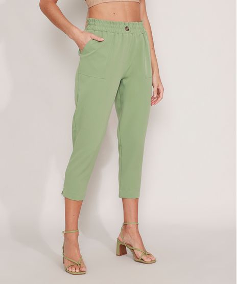 Calca-Clochard-Cropped-Cintura-Super-Alta-Verde-9975555-Verde_1