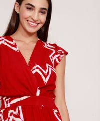 Vestido-de-Viscose-Mullet-Estampado-de-Estrelas-Manga-Curta-Decote-V-Vermelho-9976583-Vermelho_5