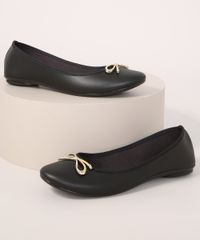 Sapatilha-Feminina-com-Laco-Bico-Redondo-Moleca-Preta-9990212-Preto_1