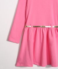 Vestido-Infantil-com-Brilho-e-Cinto-Metalizado-Manga-Longa--Rosa-9979993-Rosa_4