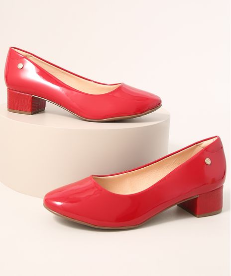 Scarpin-Feminino-Bico-Redondo-em-Verniz-Salto-Grosso-Baixo-Via-Uno-Vinho-9990757-Vinho_1