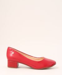 Scarpin-Feminino-Bico-Redondo-em-Verniz-Salto-Grosso-Baixo-Via-Uno-Vinho-9990757-Vinho_2