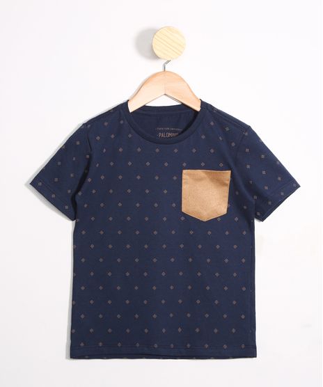 Camiseta-Infantil-Estampada-Geometrica-com-Bolso-em-Suede-Manga-Curta-Gola-Careca-Azul-Marinho-9978942-Azul_Marinho_1