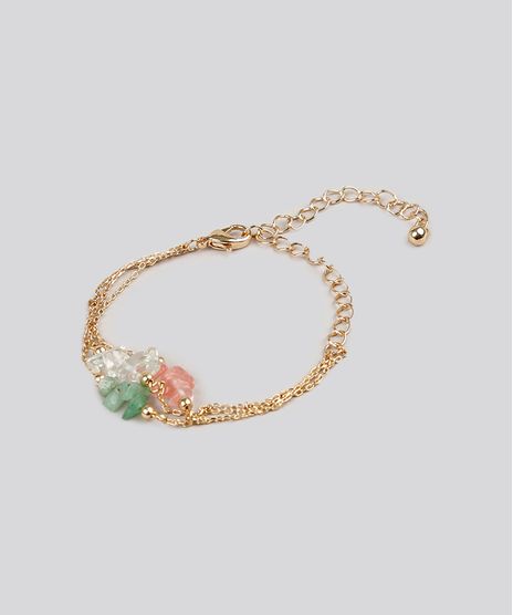 Pulseira-Feminina-com-Correntes-e-Pedraria-Dourada-9082360-Dourado_1