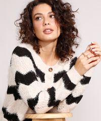Cardigan-de-Trico-Felpudo-Estampado-Chevron-Decote-Redondo-Off-White-9806262-Off_White_6