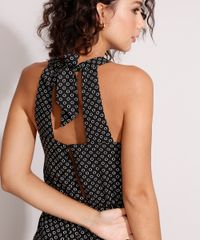 Macacao-Halter-Neck-de-Viscose-Estampado-de-Poa-com-Laco-Preto-9825572-Preto_5