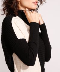 Sueter-Amplo-de-Trico-Canelado-Bicolor-Gola-Alta-Preto-9809428-Preto_4 Sueter-Amplo-de-Trico-Canelado-Bicolor-Gola-Alta-Preto-9809428-Preto_4