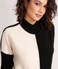 Sueter-Amplo-de-Trico-Canelado-Bicolor-Gola-Alta-Preto-9809428-Preto_6 Sueter-Amplo-de-Trico-Canelado-Bicolor-Gola-Alta-Preto-9809428-Preto_6