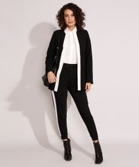 Blazer-Longo-Bicolor-com-Bolsos-Preto-9841941-Preto_3 Blazer-Longo-Bicolor-com-Bolsos-Preto-9841941-Preto_3